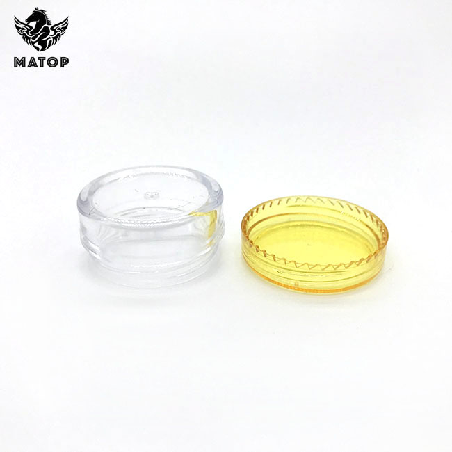 Cheap round 5g PS plastic empty cosmetic cream jars