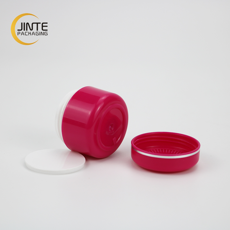 Cheaper cosmetic packaging 5ml 15ml 30ml 50ml 100ml 150ml 250ml red double wall PP jar