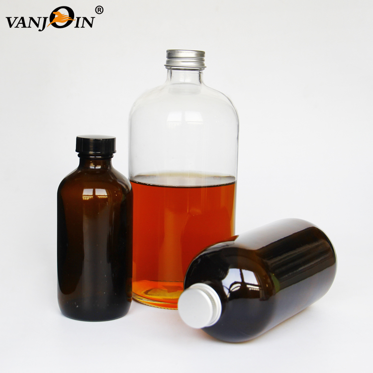 Cheapest Price Beverage Packaging 16oz Amber Juice Coffee Glass Bottle 500ml