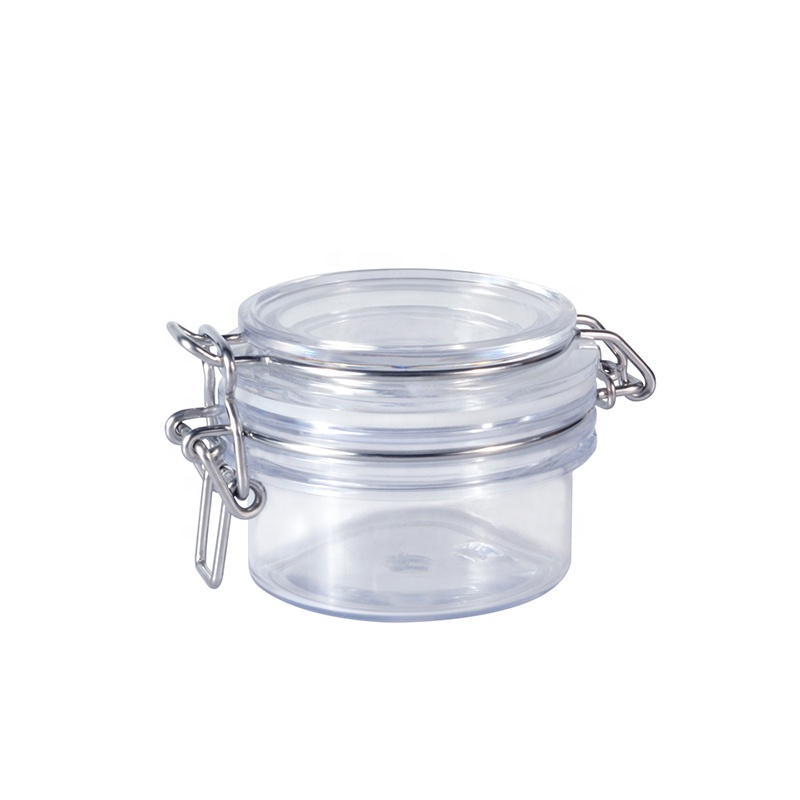Chengjin 40ml 60ml 80ml  100ml 200ml 350ml 450ml 800ml 1500ml round shape Clip Top Airtight Seal Food Storage Honey Glass Jar