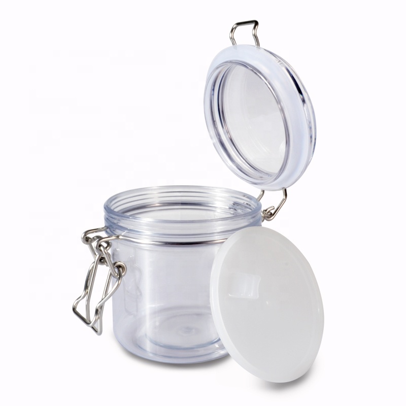 Chengjin 40ml 60ml 80ml 100ml 200ml 350ml 450ml 800ml 1500ml round shape Clip Top Airtight Seal Food Storage Honey Glass Jar