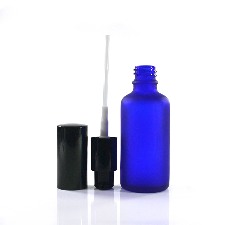 Chengjin hot sale 5ml 10ml 15ml 20ml 30ml 50ml 100ml frosted glass perfume dropper bottle with spray cap