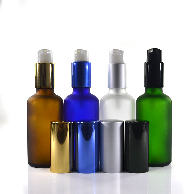 Chengjin hot sale 5ml 10ml 15ml 20ml 30ml 50ml 100ml frosted glass perfume dropper bottle with spray cap