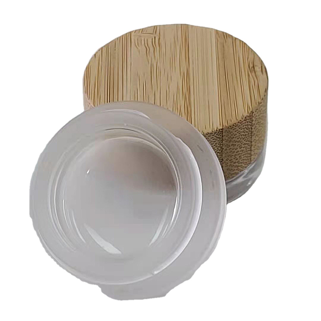 Child Resistant Glass Jars With Wood Childproof Lid  Essential oil Concentrate Containers