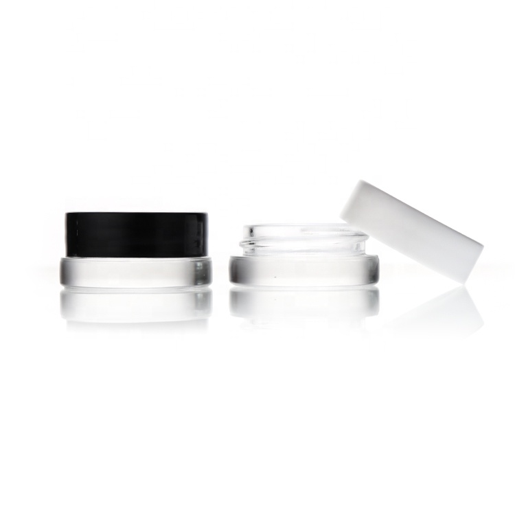 Child Resistant Packaging 3ml 5ml 8ml CBD Balm Glass Concentrate Jar With Screw Cap