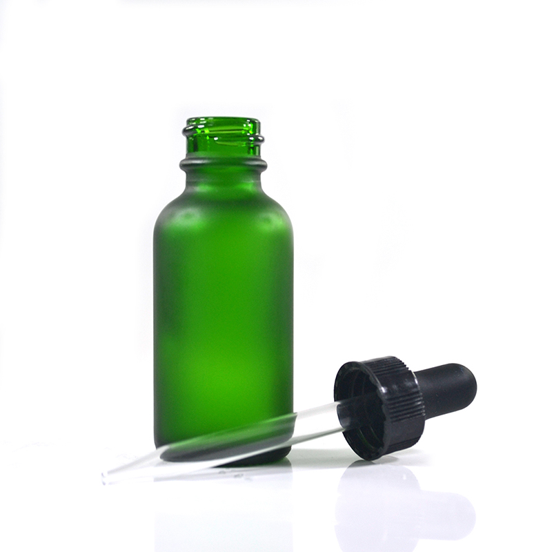 Child proof 5ml 10ml 15ml 20ml 30ml 50ml 100ml clear amber blue green glass dropper bottle for essential oil