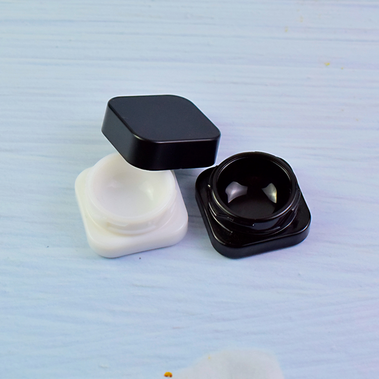 Child proof clip on lid 7ml candle jar cream jar hemp packing jar container