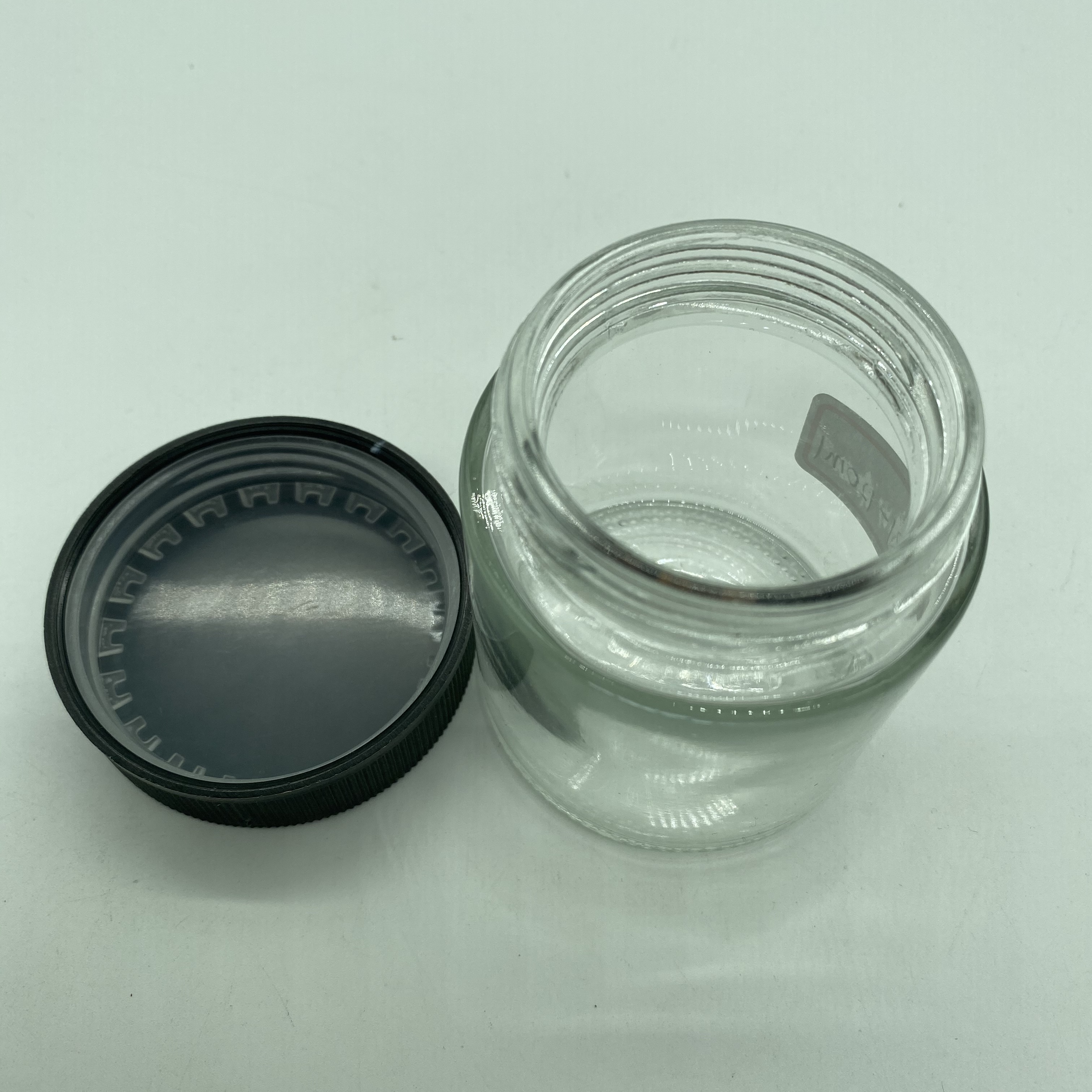 Child resistance 120ml 4OZ glass jar Cover with printing