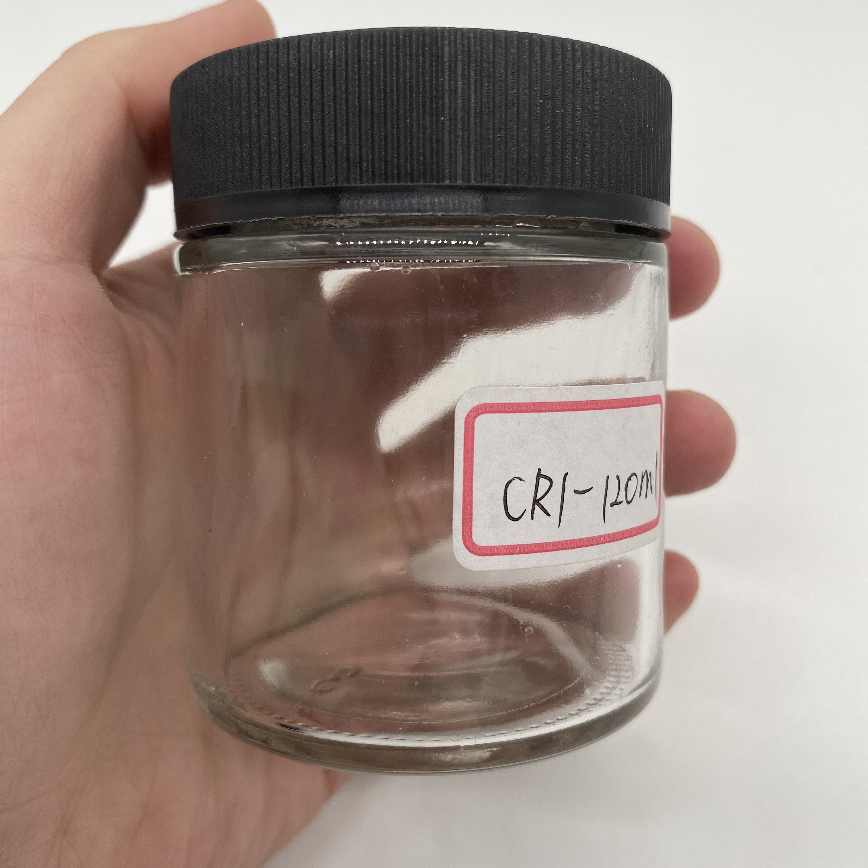 Child resistance 120ml 4OZ glass jar Cover with printing