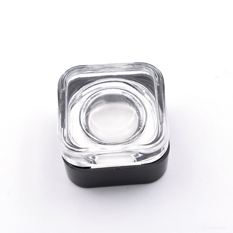 Child resistant CBD shatter Wax containers glass jar for 1g 3g 5g