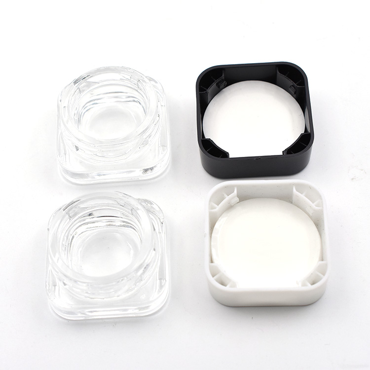 Child resistant CBD shatter Wax containers glass jar for 1g 3g 5g