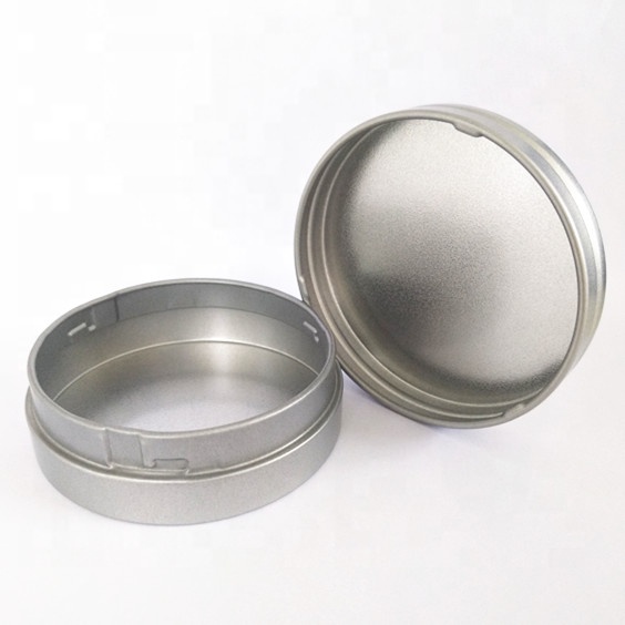 Child resistant metal jar for candy flower weed packaging customized color metal tin box