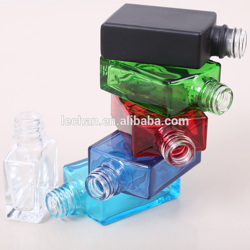 Childproof Cap 30ml Rectangle Essential Oil Glass Bottles for Eliquids
