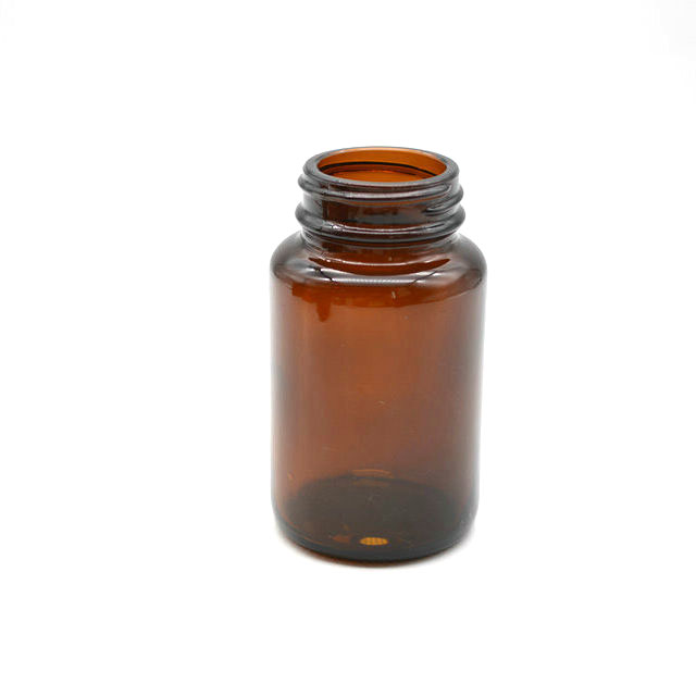 Childproof Cap cbd Glass Jar 100ml 120ml Amber Packer Wide Mouth Glass Bottle Pill Vitamin Bottles