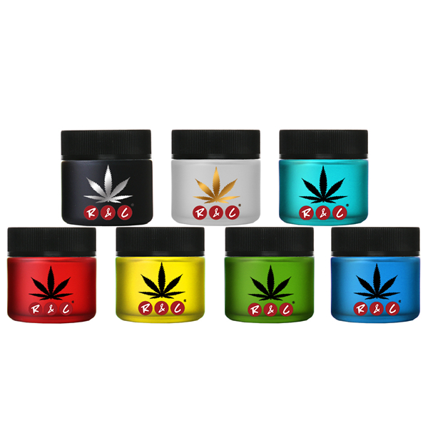 Childproof glass jars 60ml 2oz CBD bottle glass jar with child proof lid child resistant glass jar