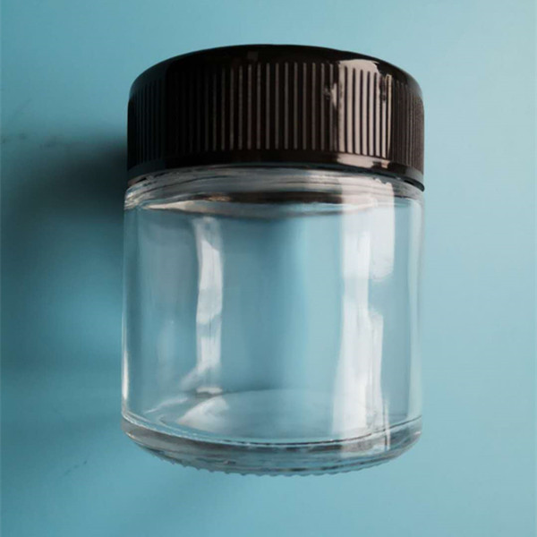 Childproof glass jars 60ml 2oz CBD bottle glass jar with child proof lid child resistant glass jar