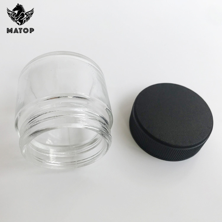 Children Resistant 2oz 4oz glass cosmetic jars