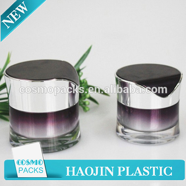 China 100g 200g 300g 500g round empty cosmetic cream jars for hair container