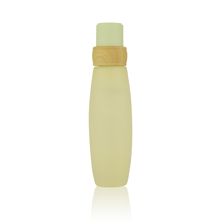 China BDPAK Manufacturer Wholesale Glass Cosmetic Cream Jar Glass Airless Bottle Glass Bamboo Lotion Pump Bottle