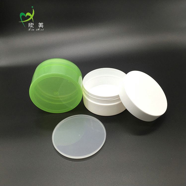 China Best Quality Cream container 300ml, Dusting powder jar,black jar cosmetic packaging