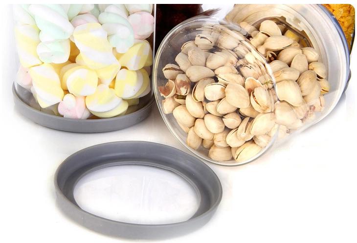 China Colored Silicone Seal Airtight Cover Heat-Resistant Glass Container for desserts
