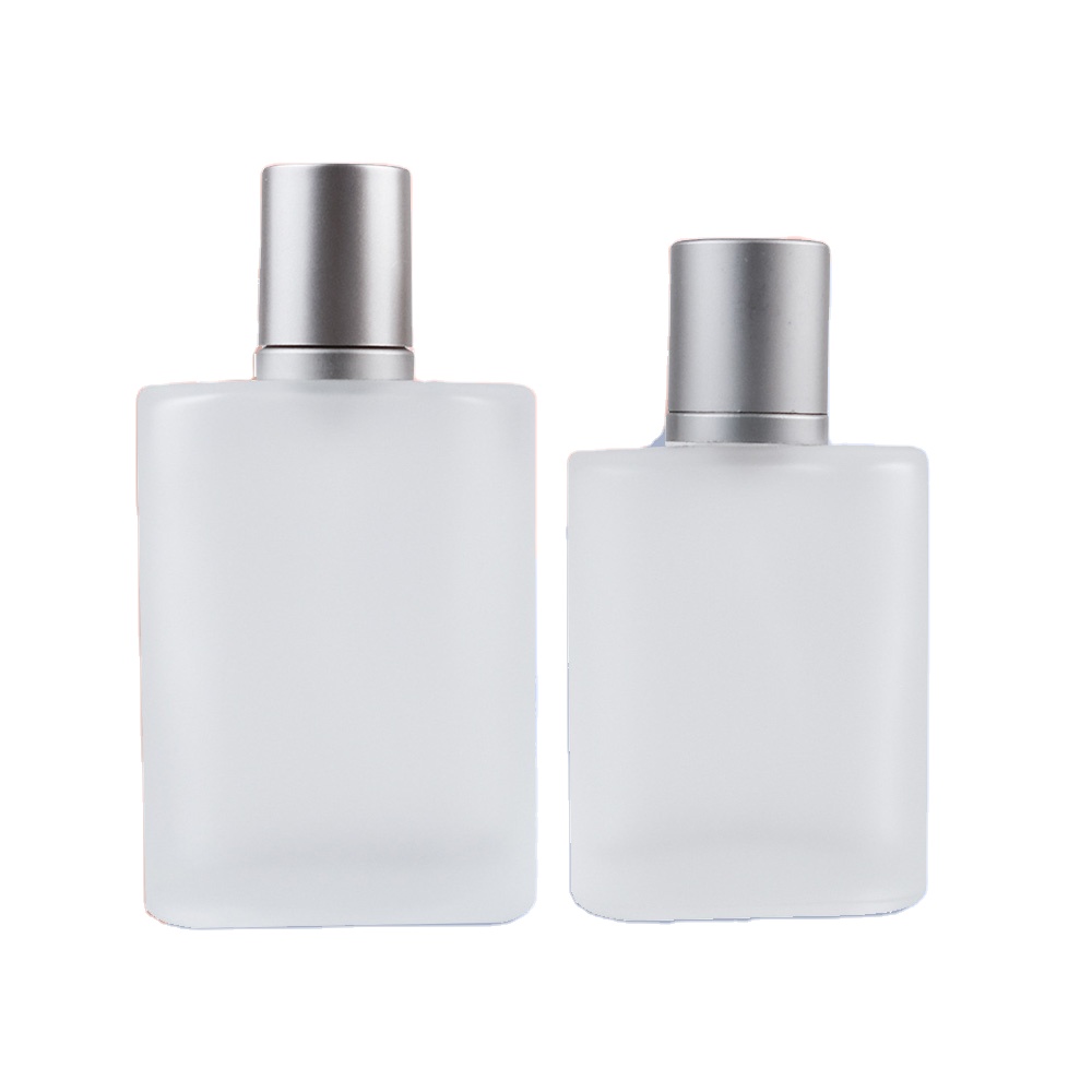 China Custom Logo Design Refillable 30ml 50ml Luxury Matte Frosted Packaging Empty Glass Spray Perfume Bottles