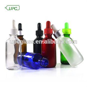 China Essential Oil Glass Bottle with Black Pump Cap