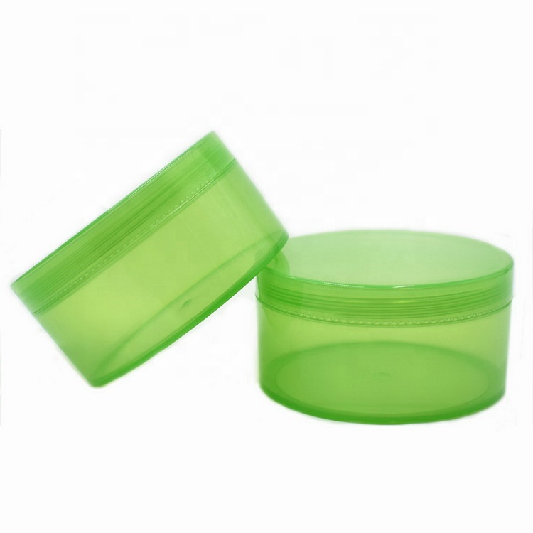 China Factory 250ml Green Aloe Vera Gel Jar for Skin Care Cream