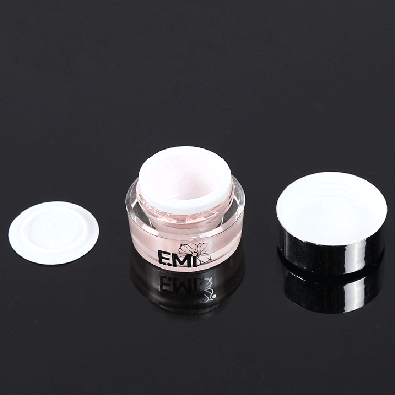 China Factory 2g 5g 15g 30g 50g 100g Pink Acrylic Cosmetic Jar for Cream