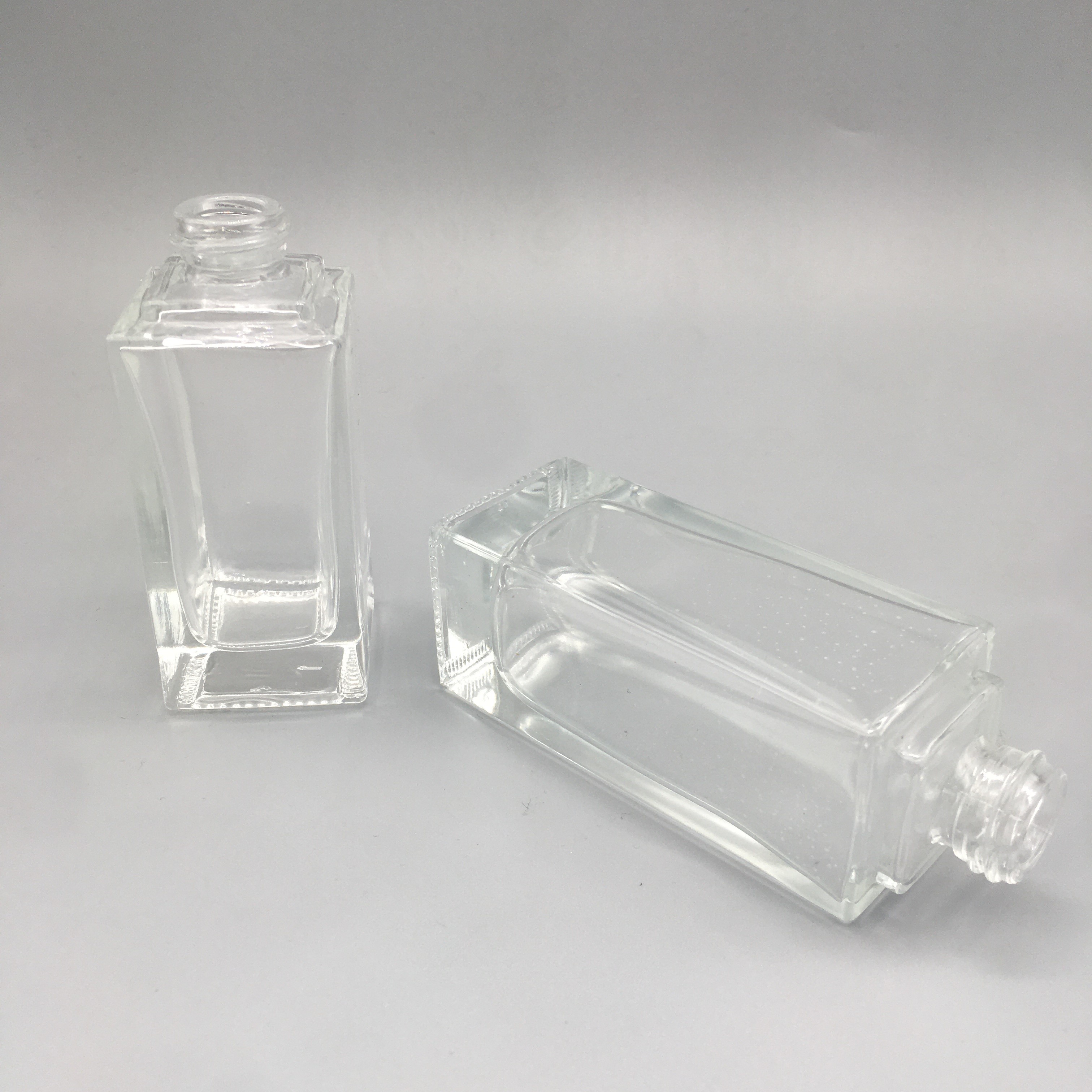 China Factory 30 Ml Foundation Glass Pump Bottle Frosted Double Layer Glass Bottle