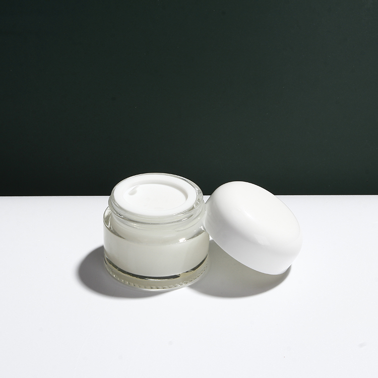 China Factory 5-100g Empty Cosmetics Used Glass Eye Cream Jar For Lip Scrub Glass Container