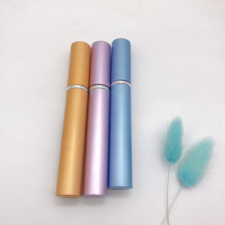 China Factory Aluminium Atomizer 5ml Cylinder Perfume Pump Spray Bottle Fine Mist Bottle