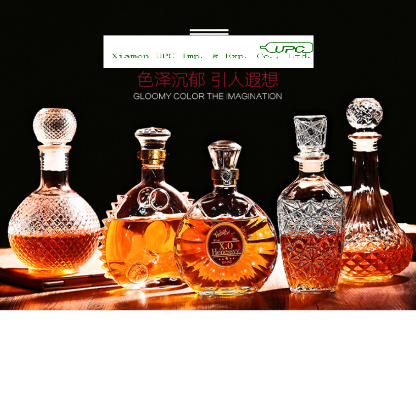 China Factory Cheap Price Empty Glass Spirit Bottle