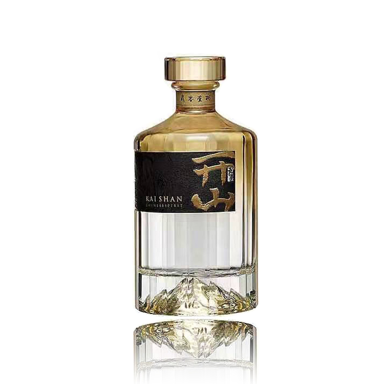 China Factory Direct New Design Best Quality 500ml Glass Liquor Vodka Bottle