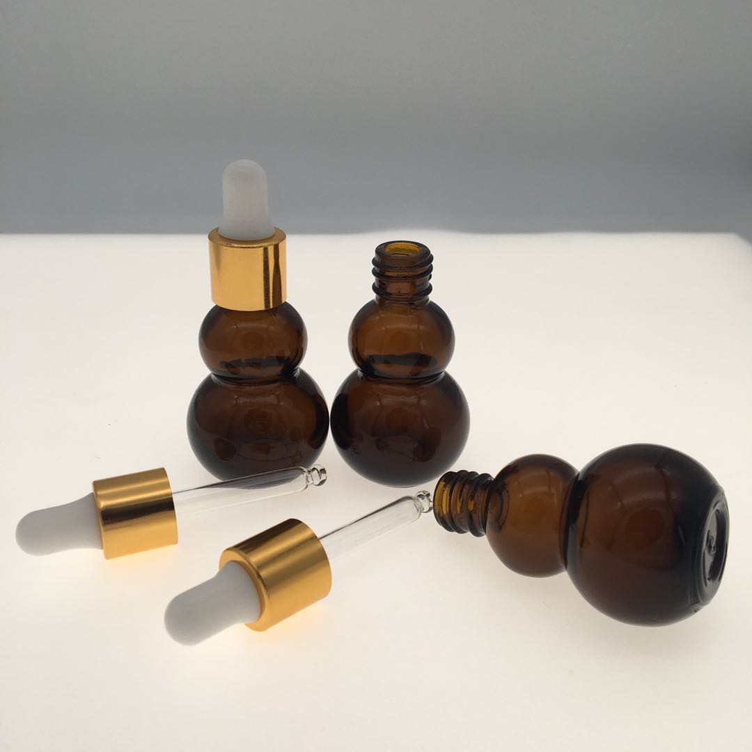 China Factory Glass  Bottle Cosmetic Packaging With Pump Lotion Childproof Cap