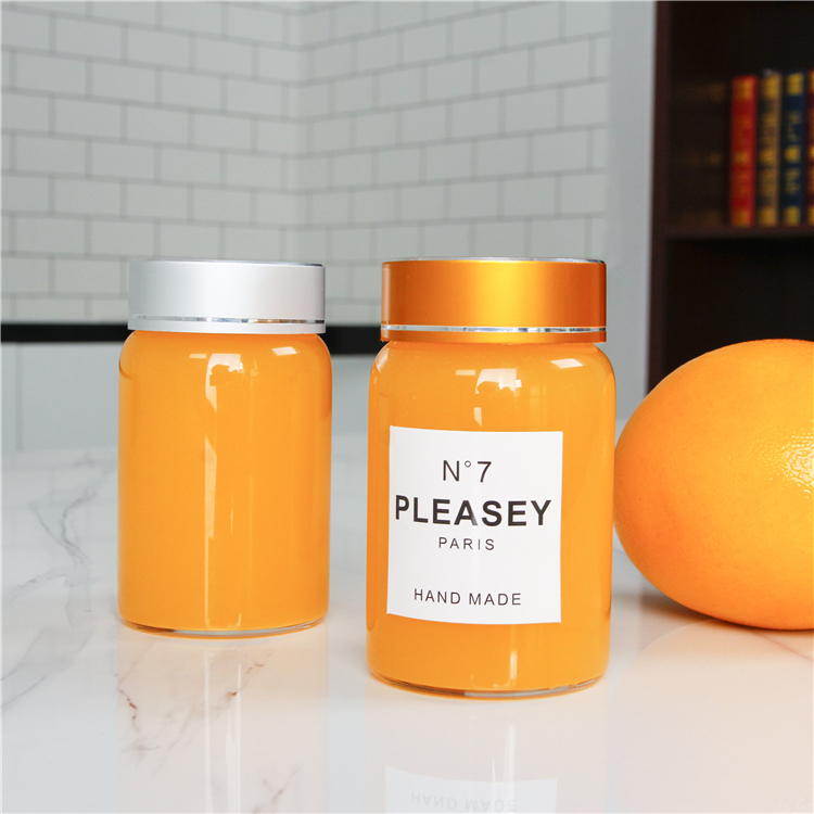 China Factory Supply 150ml 5oz Glass Jars With Metal Lids Glass Container Jar Packaging Glass Jars
