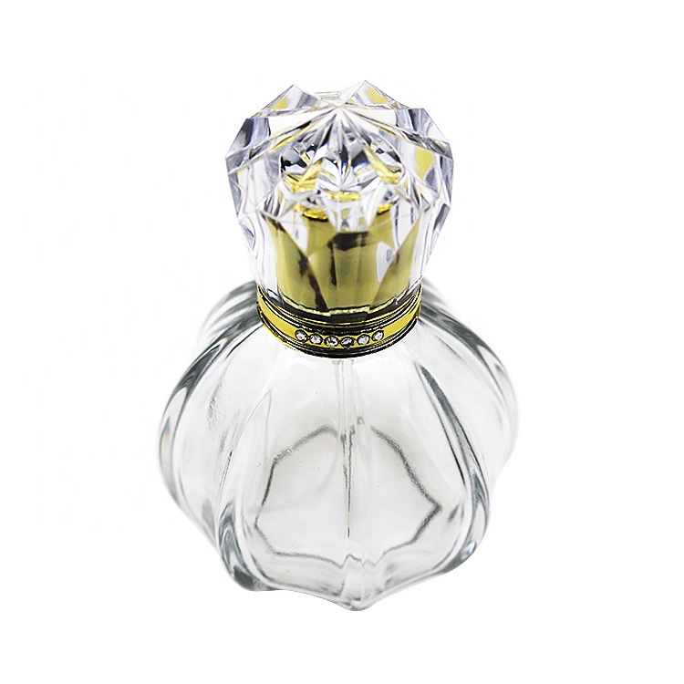 China Hot Sale Clear Empty 50ml Square Glass Perfume Bottle For Women