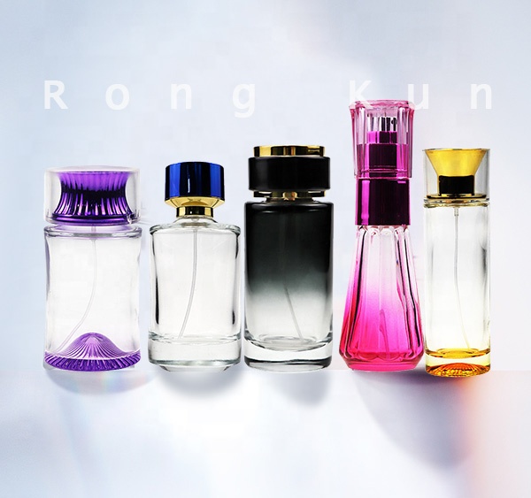 China Luxury Design Crimp Spray Cylinder Glass Perfume Bottle 120ml For Men Cologne