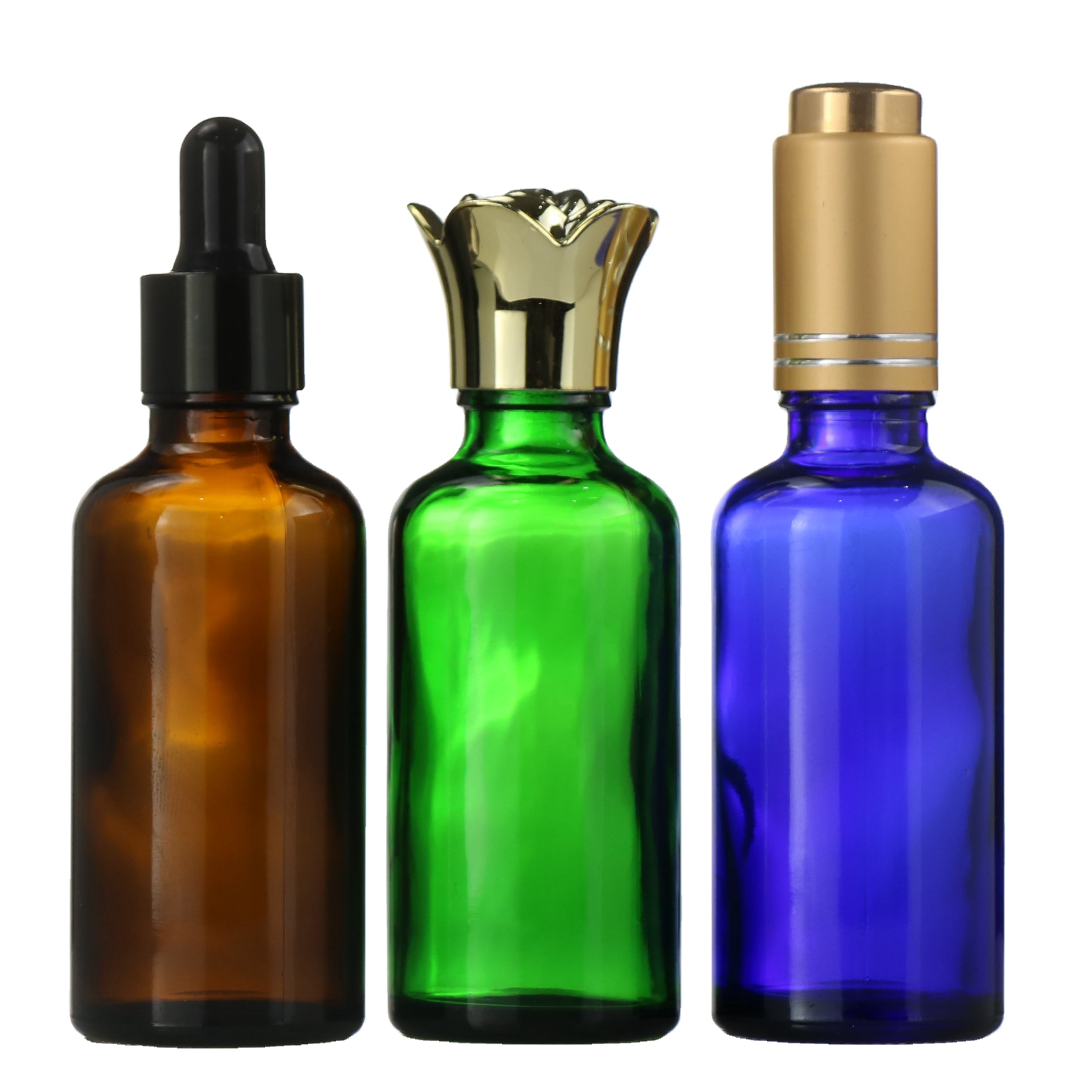 China Made frosted bamboo cap white glass bottles and glass jars cosmetic packaging sets 20ml 30ml 50ml 100ml 120ml