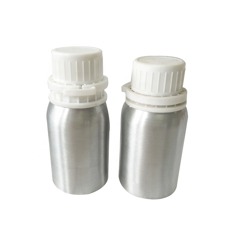 China Manufacturer 100ML Empty Cosmetics Essential Oil Aluminum Bottle With Pilfer-Proof Cap