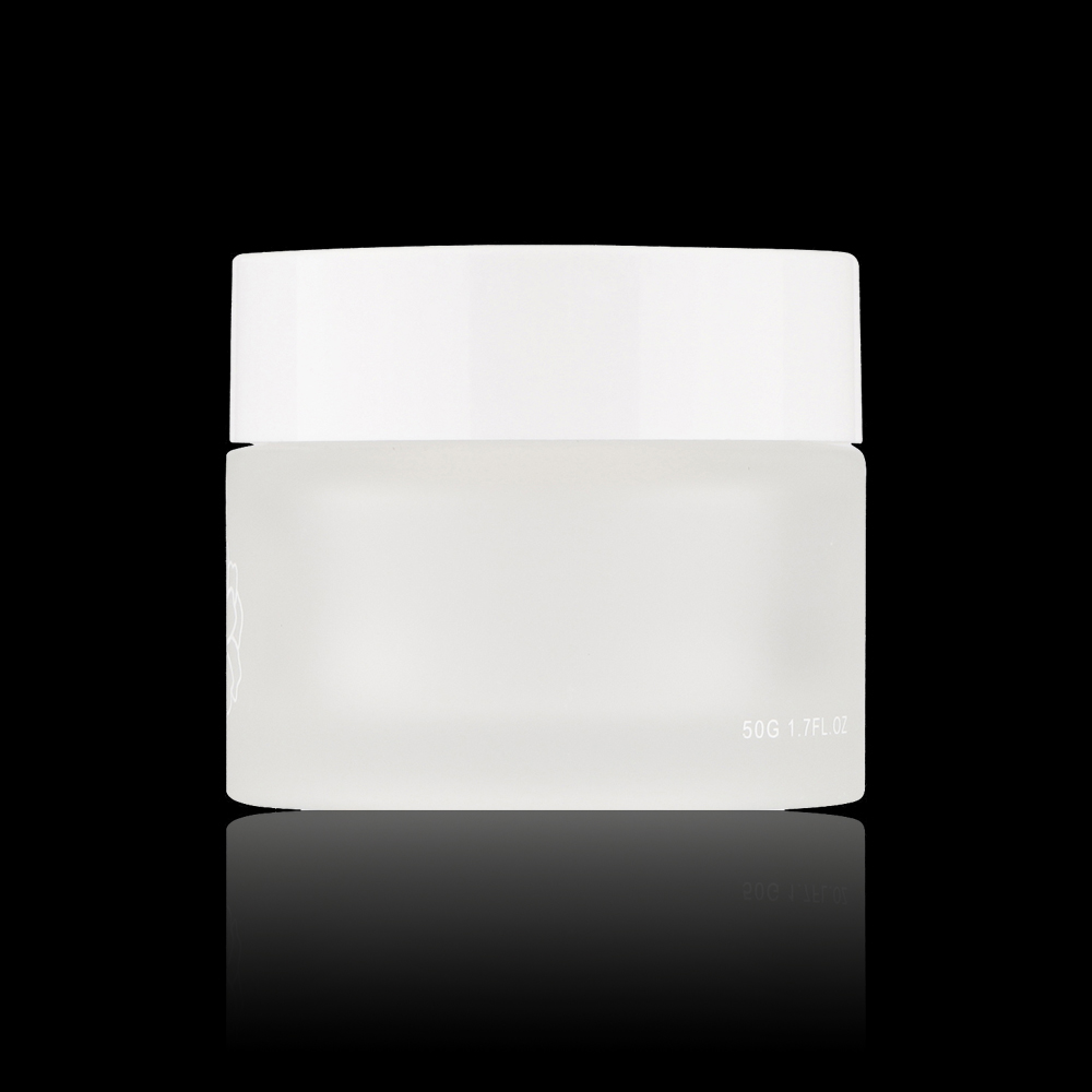 China Manufacturer 30Ml 50Ml 30G 50G Luxury Frosted Eye Face Cream Custom Cosmetic Glass Jars And Bottles Glass Jar