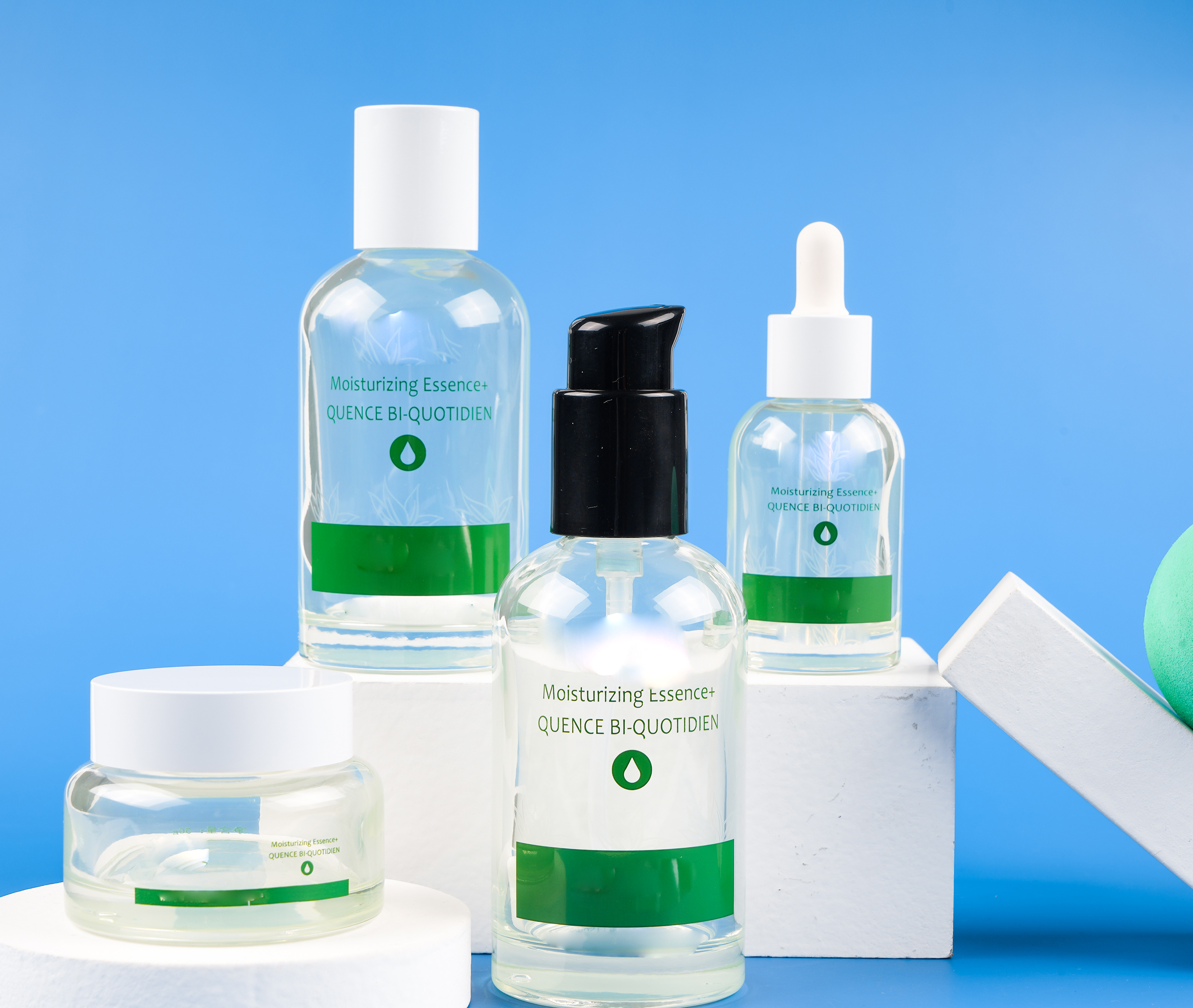 China Manufacturer BDPAK High quality Popular 50g Circle Cosmetic Jar With Lid For Skincare