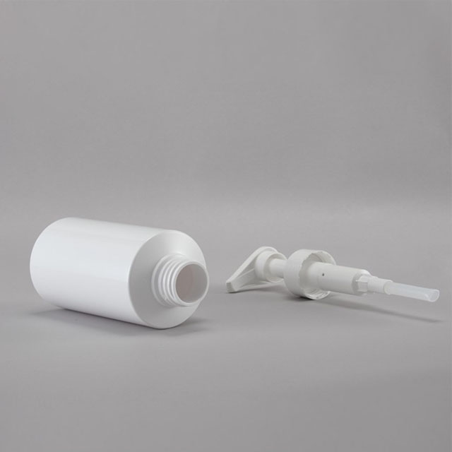 China Manufacturer Frosted Brown Lotion Plastic Bottles With Screen Printing