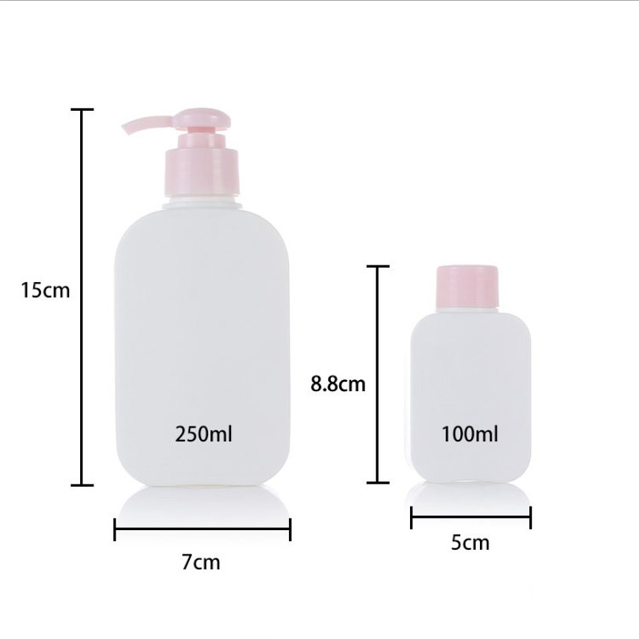 China Manufacturer Plastic Bottle With Pump Dispenser Lotion With Screen Printing