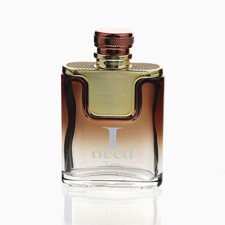 China OEM Brown Coloured Men New Design 100ml Perfume Bottle Glass Spray Bottle