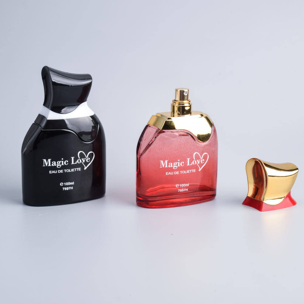 China Perfume Bottle Sample Perfume Bottle 100ml Empty Glass Bottle