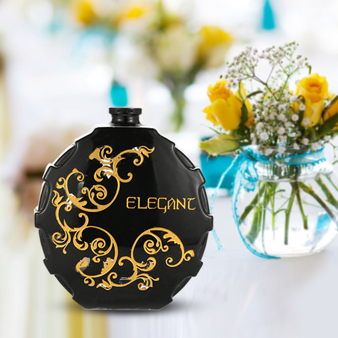 China Professional Manufacturer Made Luxury Customizable Silkscreen Embossed Stamped Logo Custom Glass Bottle Perfume