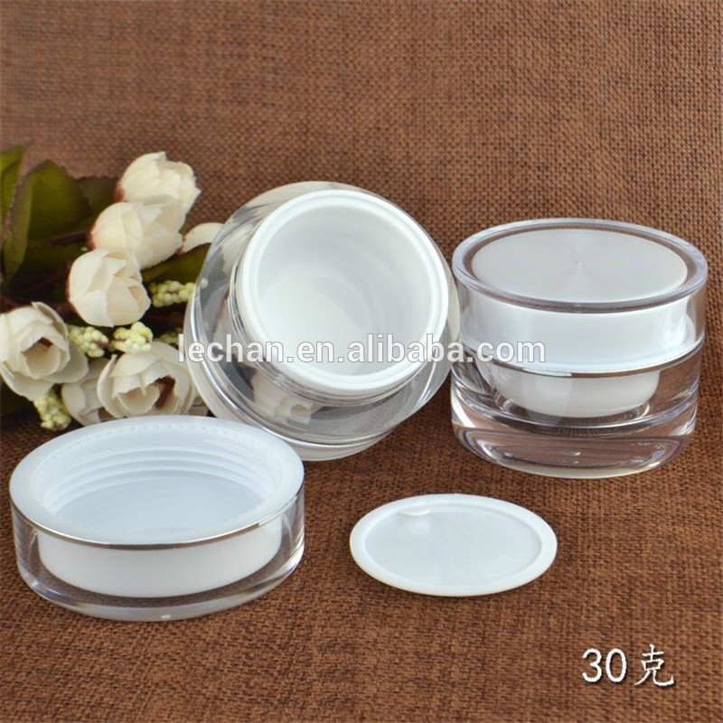 China Supplier 15g 20g 30g 50g Empty Cometic Face Cream Acrylic Jar