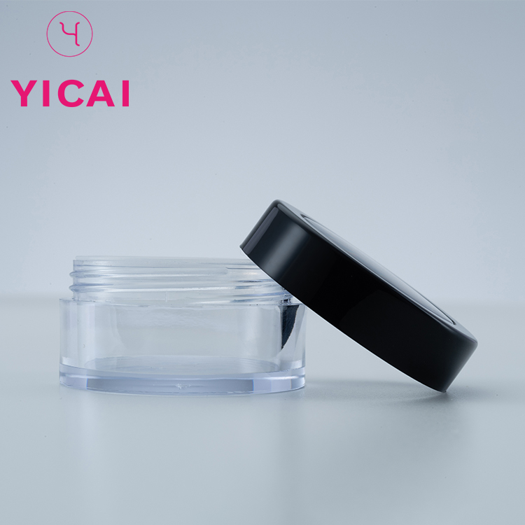 China Supplier 30g 50g 100g Round Acrylic Cosmetic Dipping Powder Jar