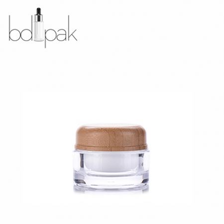 China Supplier BDPAK Eye Face PE Cosmetic Cream Jar 8 Oz Plastic Jars